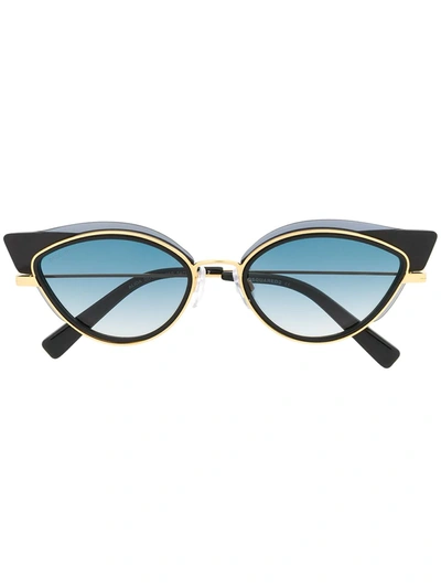 Dsquared2 Cat-eye Tinted Sunglasses In Black