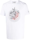 Iceberg Looney Tunes Print T-shirt In White