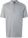 Giorgio Armani Polo T-shirt In Grey