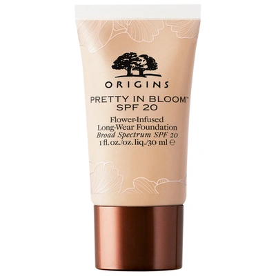 Origins Pretty In Bloom&trade; Spf 20 Flower-infused Long-wear Foundation 200 1.0 oz/ 30 ml