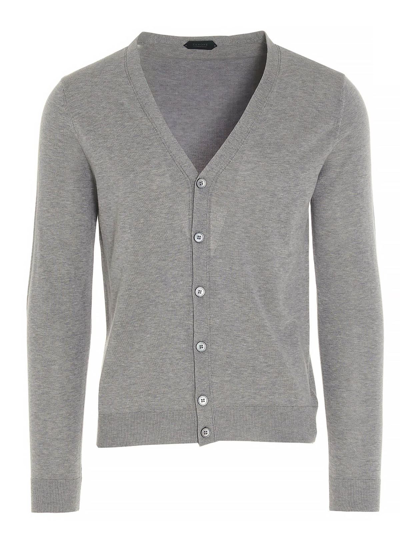 Zanone Cardigans In Grey