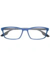 Prada Angular Glasses In Blue