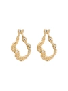 By Alona Diana 18kt Gold-plated Crystal Drop Earrings