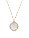 Ippolita Women's Lollipop 18k Yellow Gold, Doublet & Diamond Medium Pendant Necklace