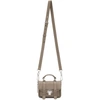 Proenza Schouler Ps1 Mini Crossbody Leather Bag In Light Taupe