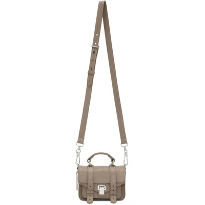 Proenza Schouler 灰褐色 Tiny Ps1 邮差包 In Light Taupe