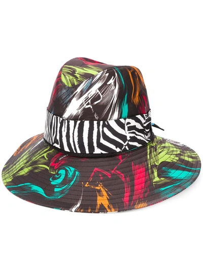 Missoni Abstract Print Hat In Black