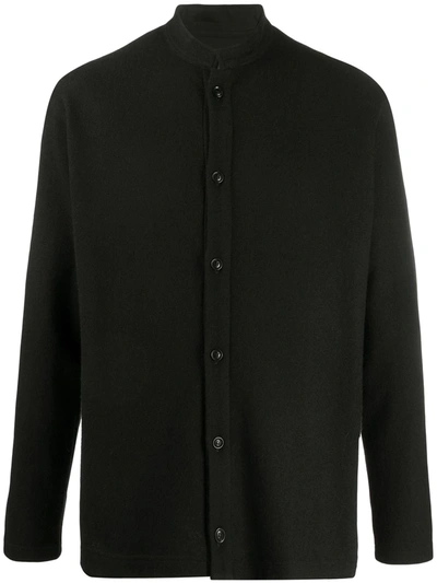 Yohji Yamamoto Button-up Shirt In Black
