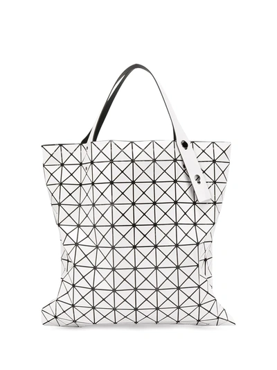 Issey Miyake Prism Tote Bag In White