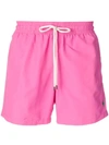 Ralph Lauren Polo Pony Swim Shorts In Pink