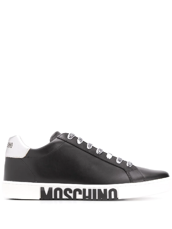 black moschino shoes