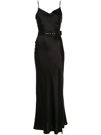 Nicholas Simone Belted Dress In Black