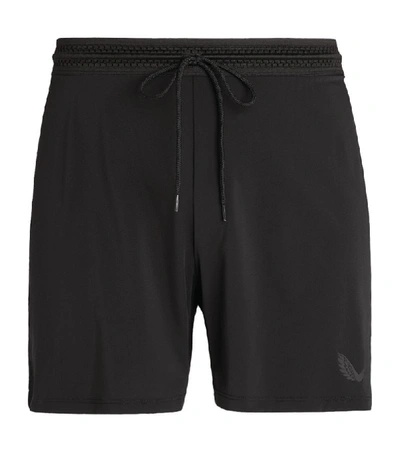 Castore Bowden Stretch Tech-jersey Shorts In Black