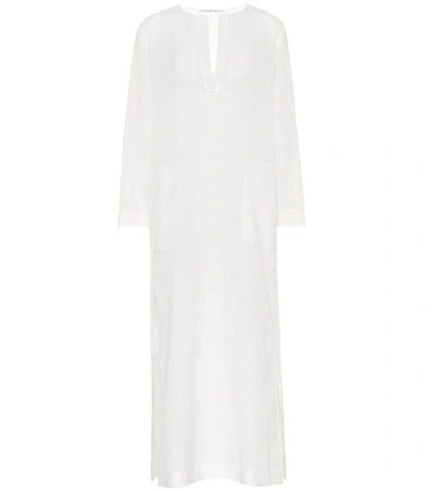 Agnona Wool And Cashmere Kaftan In White