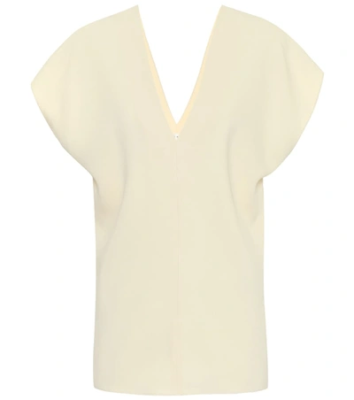 The Row Labo Stretch-cady Top In Vanilla