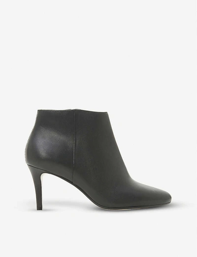 Dune Almond-toe Leather Ankle Boots