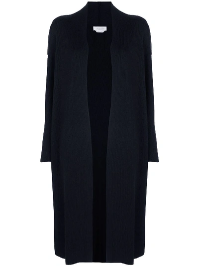 Gabriela Hearst Llorona Ribbed-cashmere Cardigan In Blue