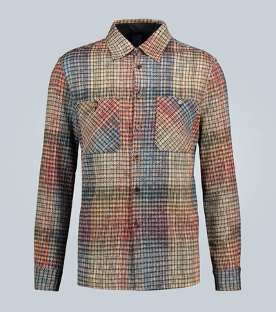 Missoni Zigzag-weave Cotton-blend Overshirt In Multi