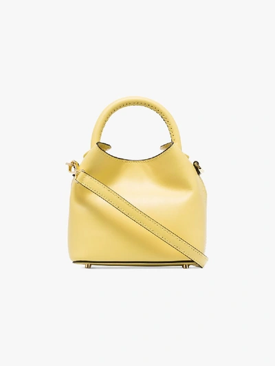Elleme Madeline Yellow Leather Cross-body Bag