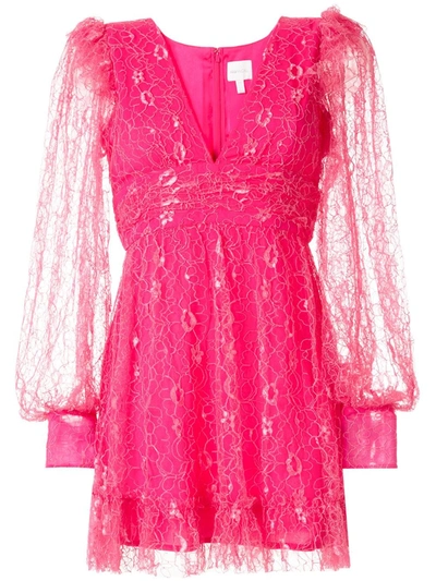 Alice Mccall Floyd Lace Mini Dress In Pink