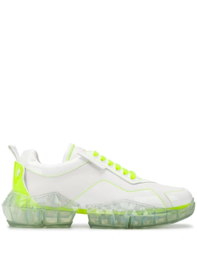 Jimmy Choo X Yk Jeong Diamond Low-top Trainers In White
