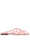 Jimmy Choo Sai Flat Sandals In Pink