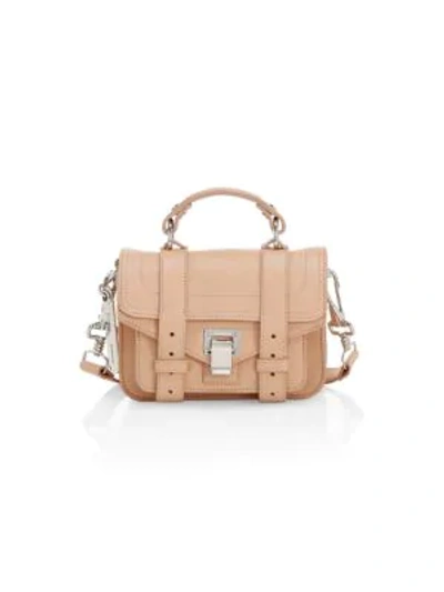 Proenza Schouler Women's Micro Ps1 Leather Satchel In Light Nude