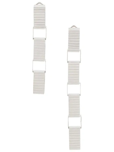Ivi Signore 10 Chain Drop Earrings In Silver