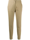 Etro Cropped Tailored Trousers In Brown