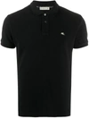 Etro Short Sleeve Polo Shirt In Black