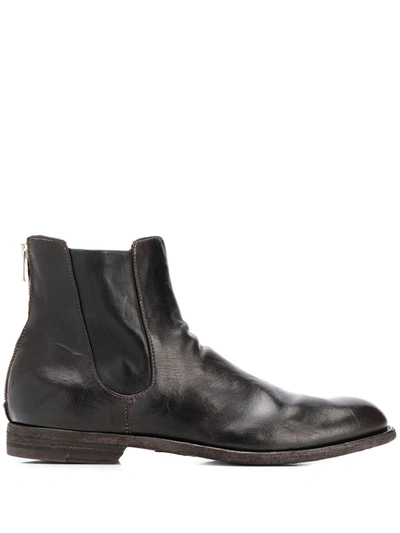 Officine Creative Graphis Ankle Boots In Brown