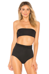 Mara Hoffman Abigail Bandeau Bikini Top In Black