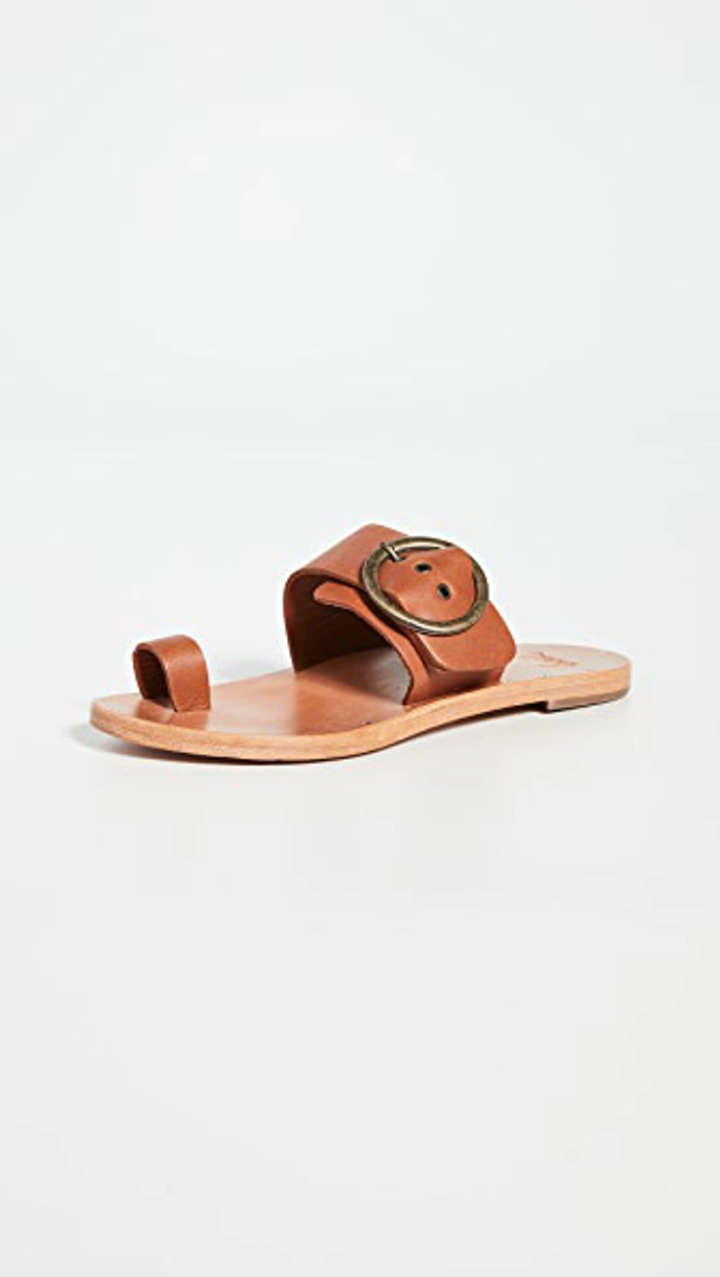 Beek Swift Toe Ring Sandals In Brown ModeSens