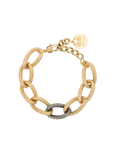 By Alona 18kt Gold And Silver-plated Tiffany Chain Bracelet In Gold ,silver