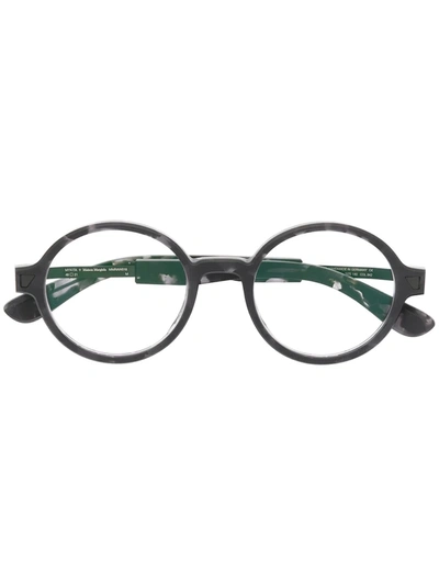 Mykita X Maison Margiela Tortoiseshell Round-frame Glasses In Black