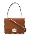 Valentino Garavani Rockstud Tote Bag In Brown