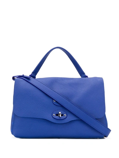 Zanellato Small Postina Tote In Blue