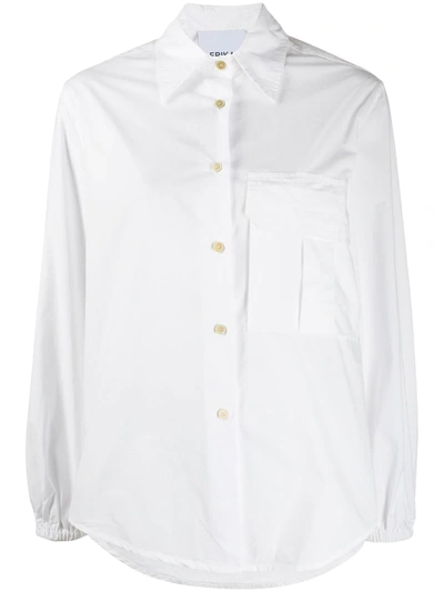 Erika Cavallini Patch-pocket Shirt In White