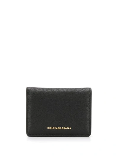 Dolce & Gabbana Small Continental Wallet In Nero