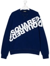 Dsquared2 Teen Logo Print Sweatshirt In Pink
