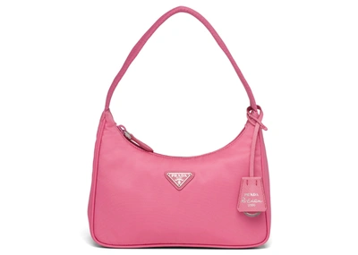 Pre-owned Prada Re-edition 2000 Mini Bag Nylon Begonia Pink | ModeSens