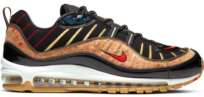 Pre-owned Nike Air Max 98 Next Year In Black/light Photo Blue-white-red-orbit  | ModeSens