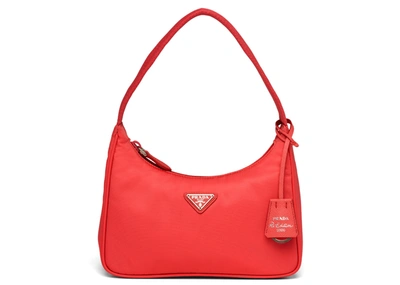 Pre-owned Prada  Re-edition 2000 Mini Bag Nylon Red