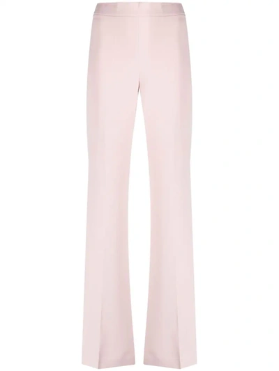 P.a.r.o.s.h High-waisted Flared Trousers In Neutrals
