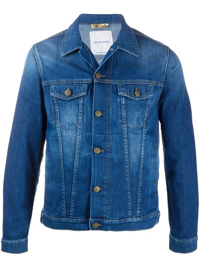 Jacob Cohen Denim Button-fastened Jacket In Blue