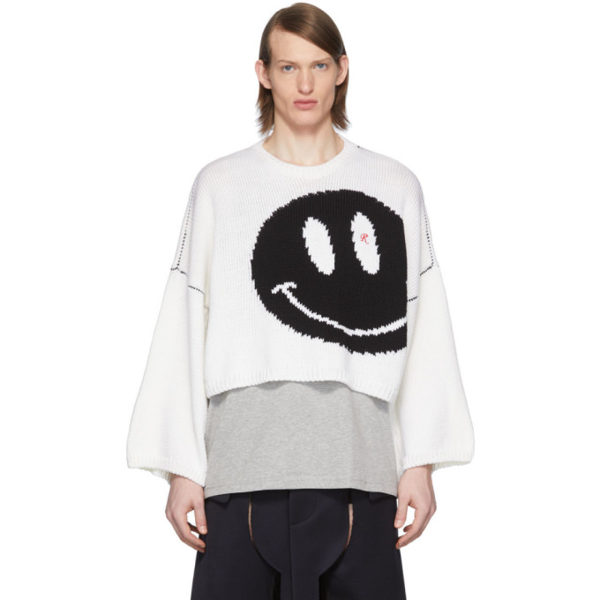 raf simons smiley jumper