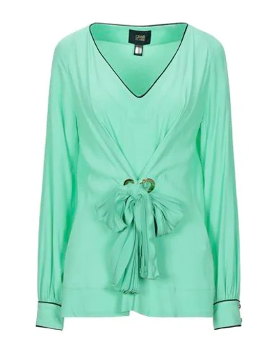 Cavalli Class Blouses In Green