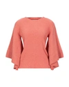 Chloé Cashmere Blend In Salmon Pink