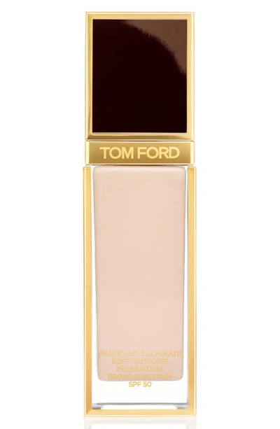 Tom Ford Shade And Illuminate Soft Radiance Foundation Spf 50 In 0.4 Rose
