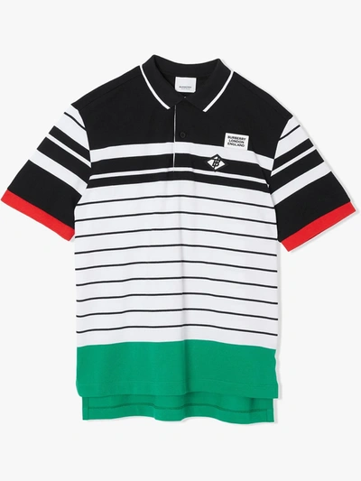Burberry Kids Striped Polo Shirt (10-12 Years) In Multicolor
